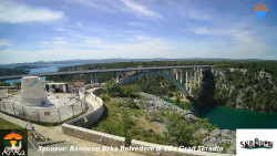 Skradin, řeka Krka, most A1