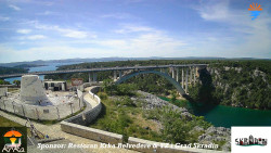 Skradin, řeka Krka, most A1