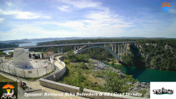 Skradin, řeka Krka, most A1