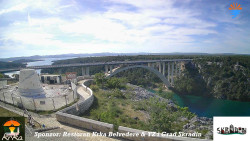 Skradin, řeka Krka, most A1