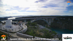 Skradin, řeka Krka, most A1