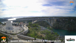 Skradin, řeka Krka, most A1
