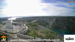 Skradin, řeka Krka, most A1
