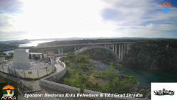 Skradin, řeka Krka, most A1