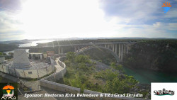 Skradin, řeka Krka, most A1