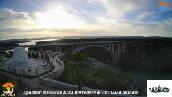 Skradin, řeka Krka, most A1
