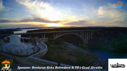 Skradin, řeka Krka, most A1