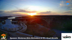 Skradin, řeka Krka, most A1