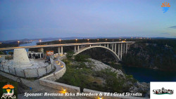 Skradin, řeka Krka, most A1
