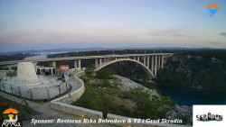 Skradin, řeka Krka, most A1