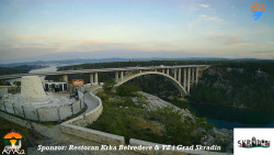 Skradin, řeka Krka, most A1