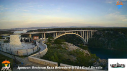 Skradin, řeka Krka, most A1