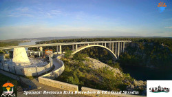 Skradin, řeka Krka, most A1