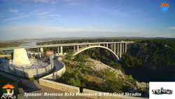 Skradin, řeka Krka, most A1