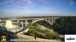 Skradin, řeka Krka, most A1