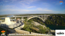 Skradin, řeka Krka, most A1