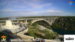 Skradin, řeka Krka, most A1