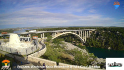 Skradin, řeka Krka, most A1