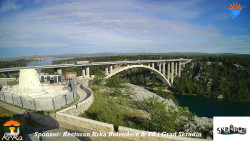 Skradin, řeka Krka, most A1