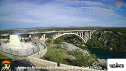 Skradin, řeka Krka, most A1