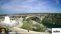 Skradin, řeka Krka, most A1