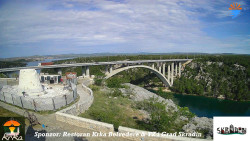 Skradin, řeka Krka, most A1