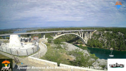 Skradin, řeka Krka, most A1