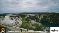 Skradin, řeka Krka, most A1
