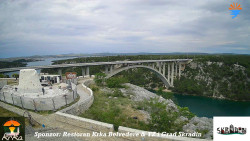 Skradin, řeka Krka, most A1