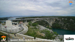 Skradin, řeka Krka, most A1