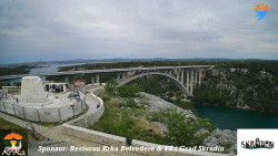 Skradin, řeka Krka, most A1