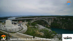 Skradin, řeka Krka, most A1