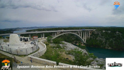 Skradin, řeka Krka, most A1
