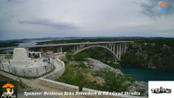 Skradin, řeka Krka, most A1