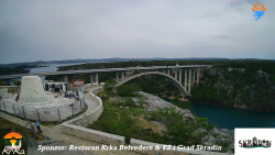 Skradin, řeka Krka, most A1