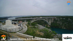 Skradin, řeka Krka, most A1