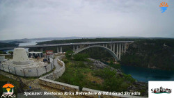 Skradin, řeka Krka, most A1