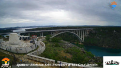 Skradin, řeka Krka, most A1