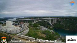 Skradin, řeka Krka, most A1