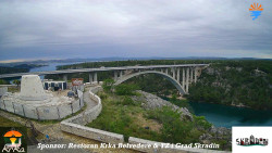 Skradin, řeka Krka, most A1