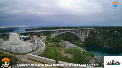 Skradin, řeka Krka, most A1
