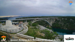 Skradin, řeka Krka, most A1