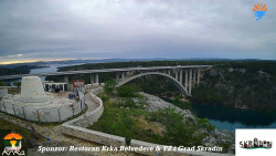 Skradin, řeka Krka, most A1