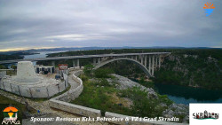 Skradin, řeka Krka, most A1