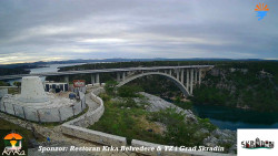 Skradin, řeka Krka, most A1
