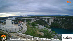 Skradin, řeka Krka, most A1