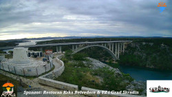 Skradin, řeka Krka, most A1