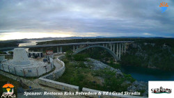 Skradin, řeka Krka, most A1