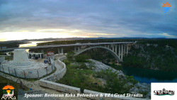 Skradin, řeka Krka, most A1