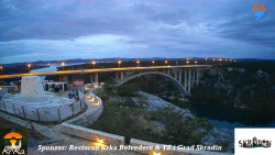 Skradin, řeka Krka, most A1